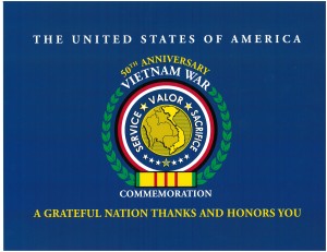 50th anniversary commemoration Vietnam War Poster