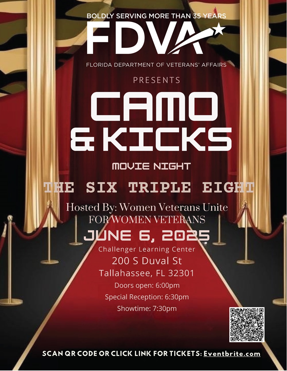 Camo and Kicks flyer