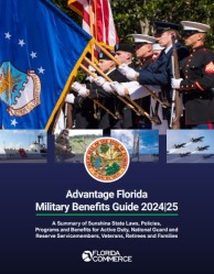 Advantage Florida Military Benefits Guide 2024-25 cover